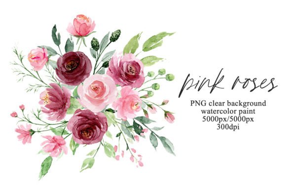 Bouquet with Pink Watercolor Flowers PNG: A Brand Designer’s Real-Use Review for Local Business Visuals