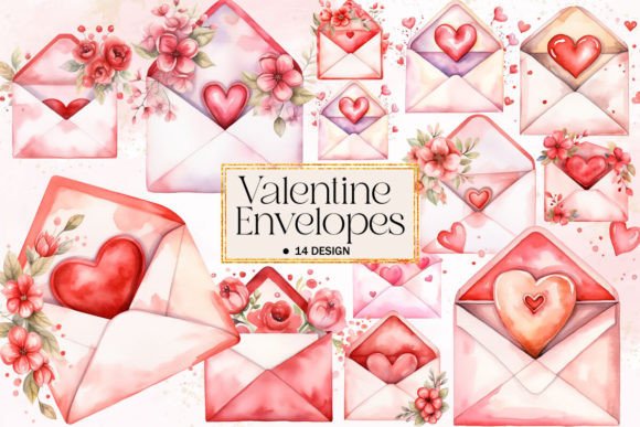 Pink Valentine Watercolor Envelopes: A Designer’s Real-World Review for Brand & Marketing Projects