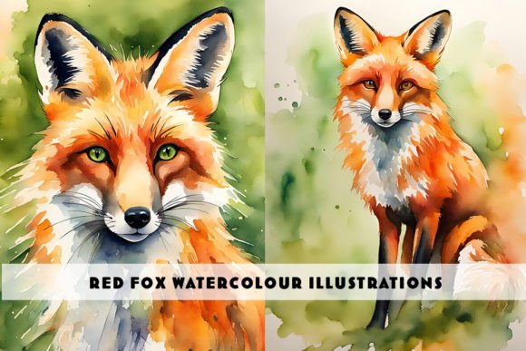 Red Fox Watercolour Illustrations: A Designer’s Honest Review for Branding and Marketing