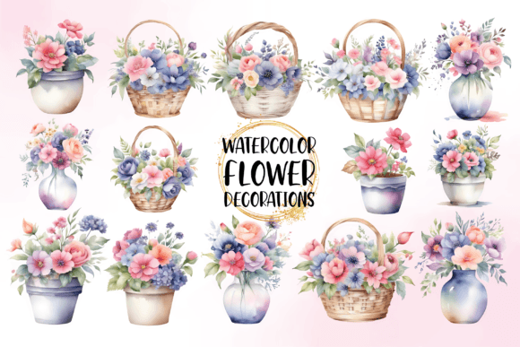 Watercolor Flower Decorations: A Designer’s Review of Versatile Illustrations for Branding