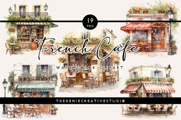 Watercolor French Cafe PNG Clipart: A Designer’s Real-World Embroidery Review