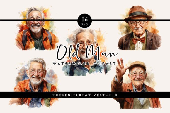 Watercolor PNG Old Man Clipart for Crafting: A Handmade Seller’s Honest Review