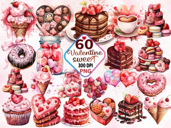 Watercolor Valentine Sweets Clipart: A Visual Designer’s Review for Real Content Publishing