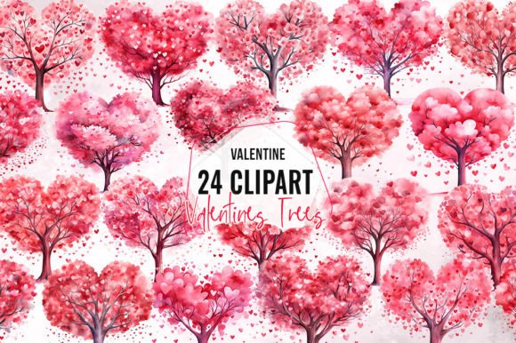 Watercolor Valentine Tree Clipart: A Designer’s Real-Use Review